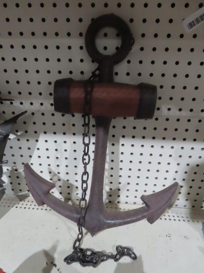 Metal anchor wall hanging
