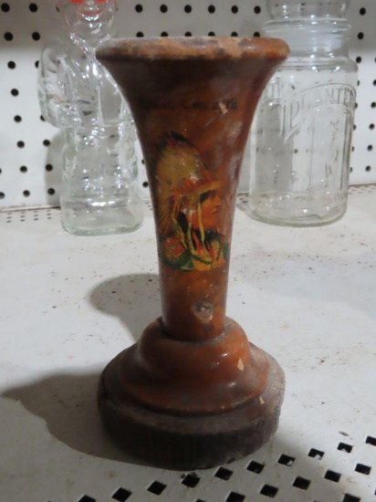 Penns...Cave, PA wooden souvenir vase