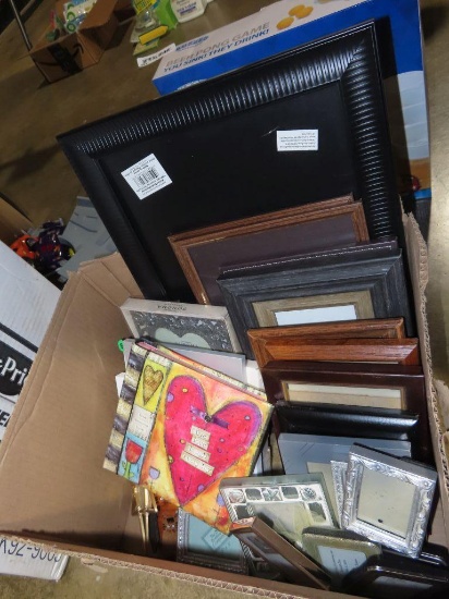 Lot of picture frames and etc