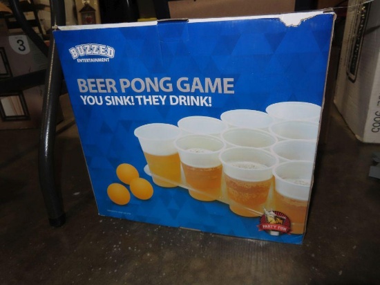 Buzzed Entertainment beer pong game