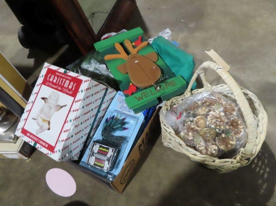 Lot of Christmas decorations and Etc