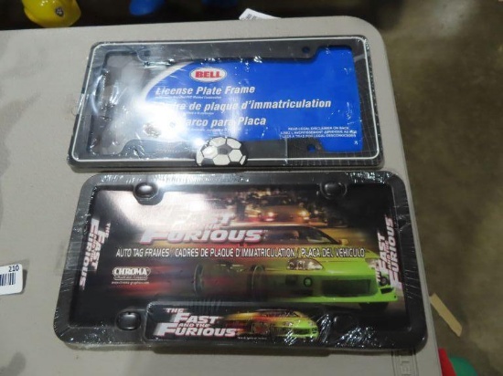 Lot of two license plate frames