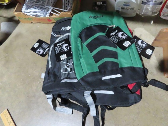 Lot of pro sport bags with tags