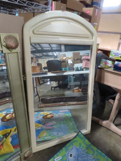 Oak framed mirror
