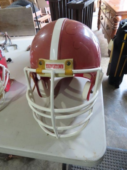 Youngstown State University signed helmet