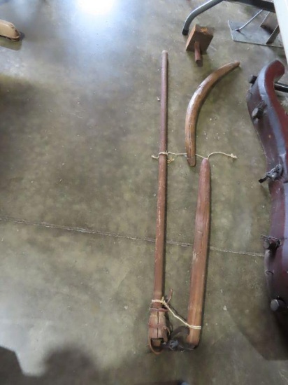 Antique wooden tool