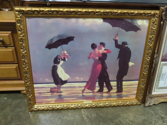 The Singing Butler oil on canvas painting by Jack...Vettriano