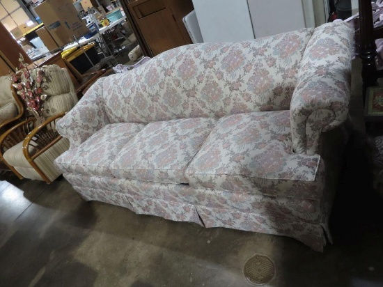 Floral sleeper sofa