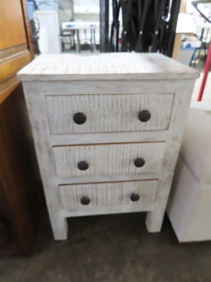 Rustic three drawer chest