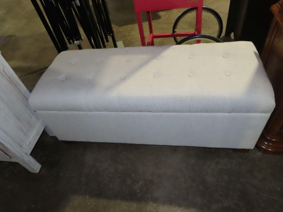 Modern bench with storage