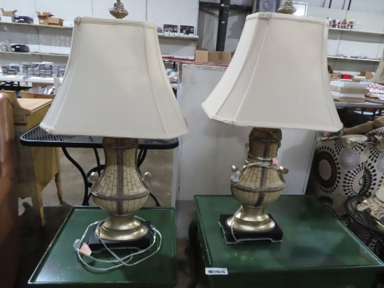 Pair of modern lamps