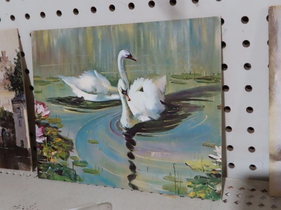 Swan Lake print by Jean Marie