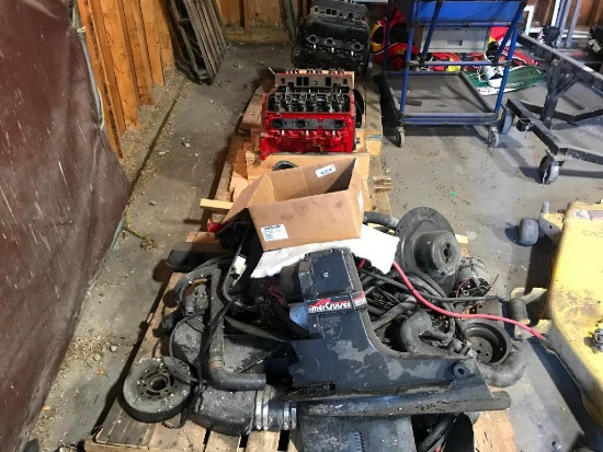 ENGINES, PARTS, BAD BATTERIES