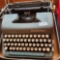 Antique Smith Corona typewriter with case