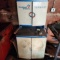 United Delco vintage tune-up cabinet with contents