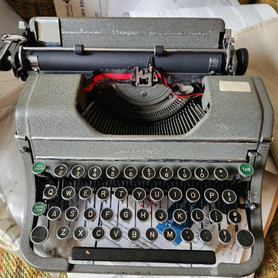 Antique Underwood typewriter