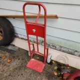 Two wheel hard tire dolly