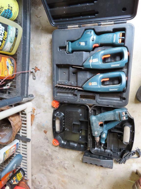 Black Decker versapak tools with two cases and Proxibid