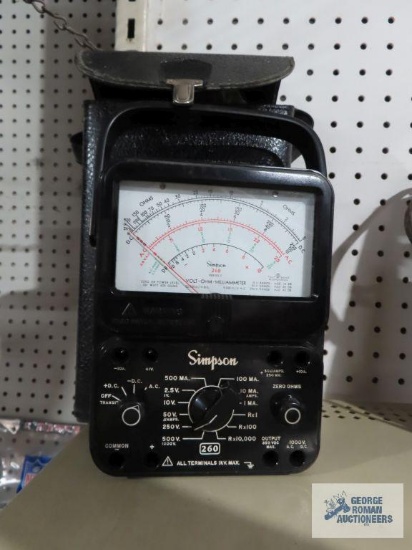 Vintage Simpson 260 voltmeter