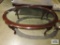 Glass top oval coffee table