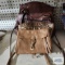 Lot of two brown purses