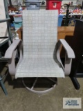 Outdoor swivel chair