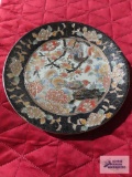 Oriental bird motif plate