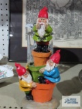 Resin gnome decoration