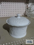 Floral covered candy dish by Kaiser W.Germany