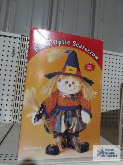 Fiber optic scarecrow