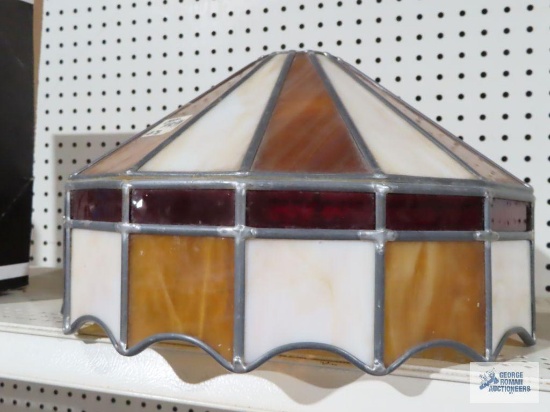 Stained glass lamp shade