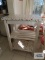 White painted roll about kitchen stand
