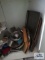 Large lot of assorted cookie sheets, baking dishes, metal pans, etc