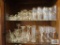 Lot of assorted glasses and stemware. West Germany, Turkey and others