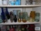 Lot of vases, bottles, canisters, etc