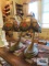 Lot of two Tiffany style lamps