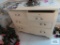 Painted dresser with porcelain pulls