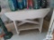 Rustic painted bench