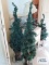 Lot of two decorative lighted trees