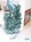 Lot of two lighted decorative trees