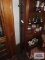 Antique wooden floor lamp