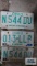 3 Ohio Non-Comm license plates