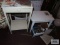 White stand and children's table