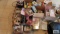 Lot of DVDs, VHS tapes, 8-track tapes, and Samsung Blu-ray 3D player. No remote.