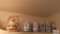 Lot of canisters, kettle and oil dispenser. No lids.