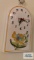 Ceramic battery powered wall clock
