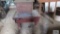 Rustic bench, children's two drawer stool, and wooden table