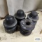 Lot of four insulators