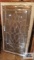 Decorative leaded glass window. Has a chip