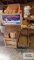 Lot of fruit crates and wooden crate